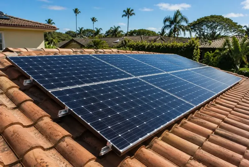 Installation de panneaux solaires à Sainte-Flaive-des-Loups